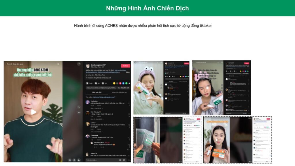 Acnes KOC KOL tiktok review sản phẩm trị mụn